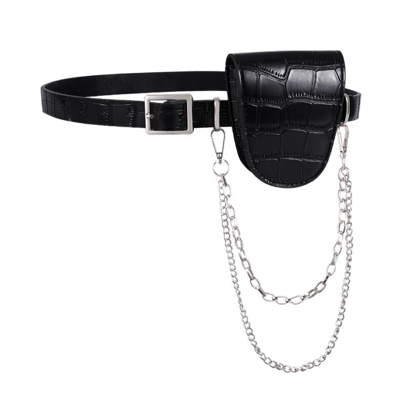 腰带女配西装链条潮ins腰包装饰连衣裙子收腰时尚百搭牛仔裤皮带