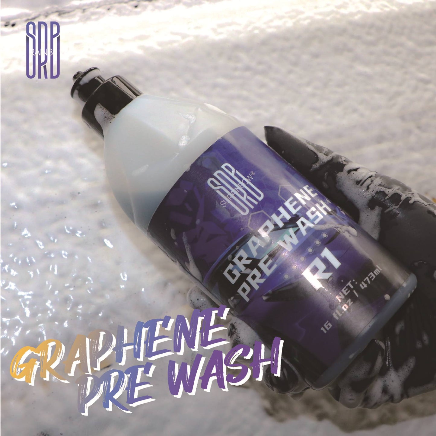 跨境专供汽车石墨烯预洗液去污渍软化虫胶洗车免擦精洗汽车清洁剂