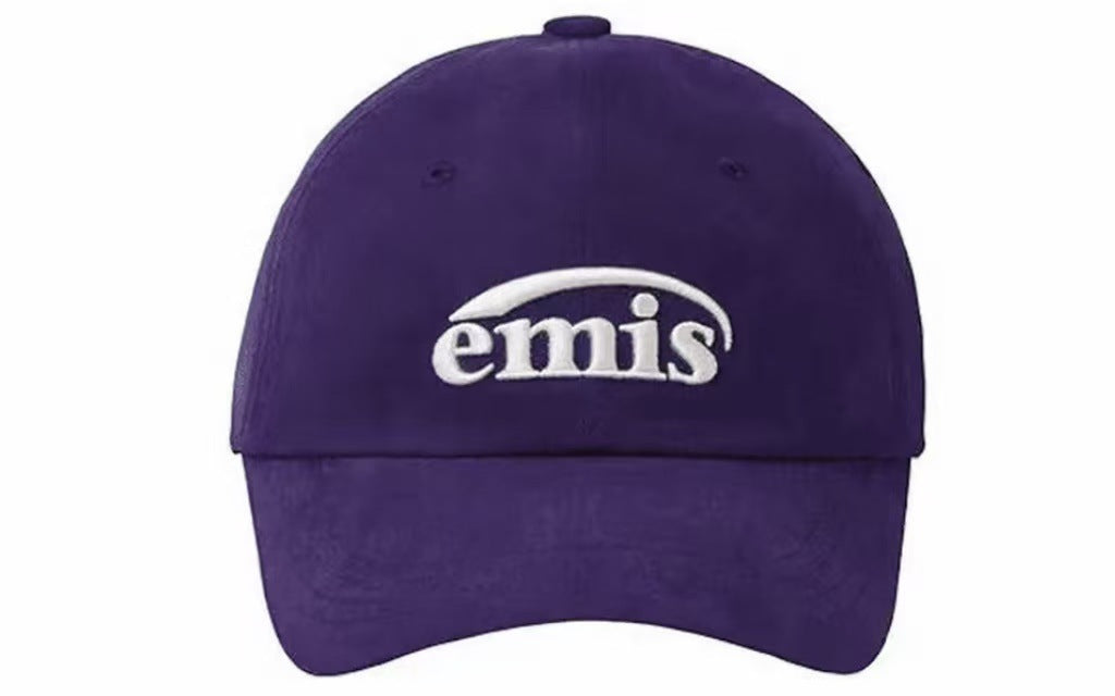 emis春秋百搭男女同款棒球帽韩版鸭舌帽刺绣棒球帽