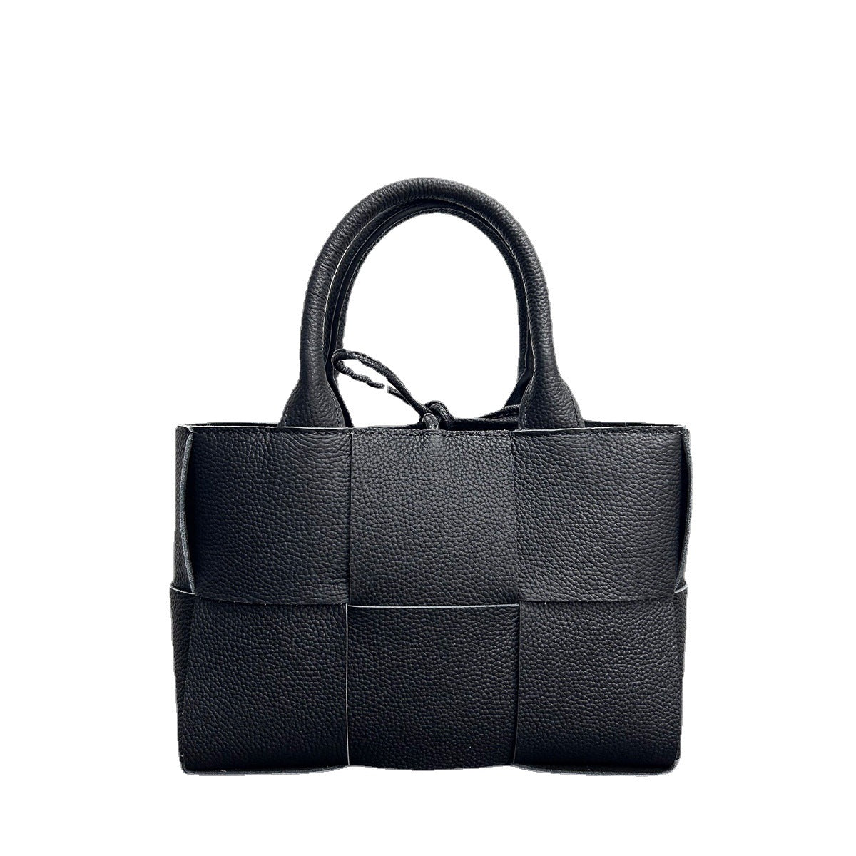 2023新款原创小众托特包大容量女包真皮编织手提包简约通勤质感包