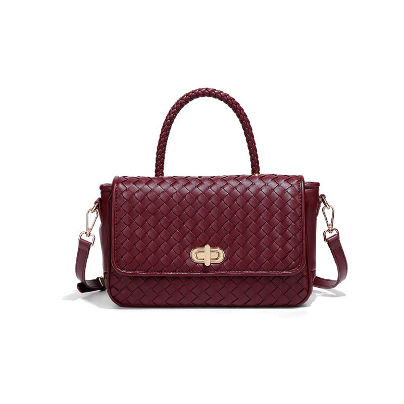 包包冬季款女高级感编织包小众百搭潮流手提包单肩斜挎包一件代发