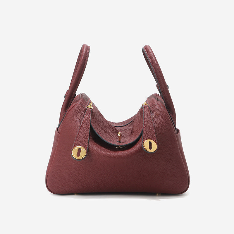 新款togo头层牛皮琳迪包真皮女包枕头包单肩包女士通勤斜挎包小包