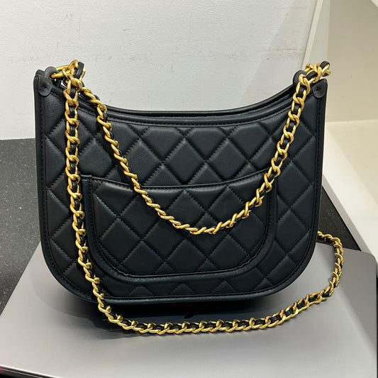 羊皮2024新款腋下包鱼子酱真皮柔软可腋下可单肩斜跨女式包包Z024