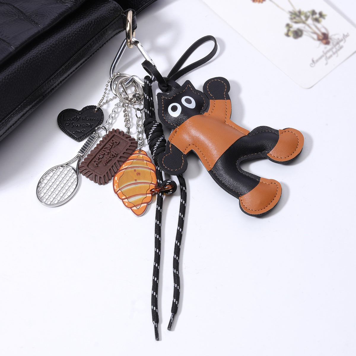 源头工厂PU皮流苏挂件合金挂件包挂吊饰钥匙扣批发厂货现货直供