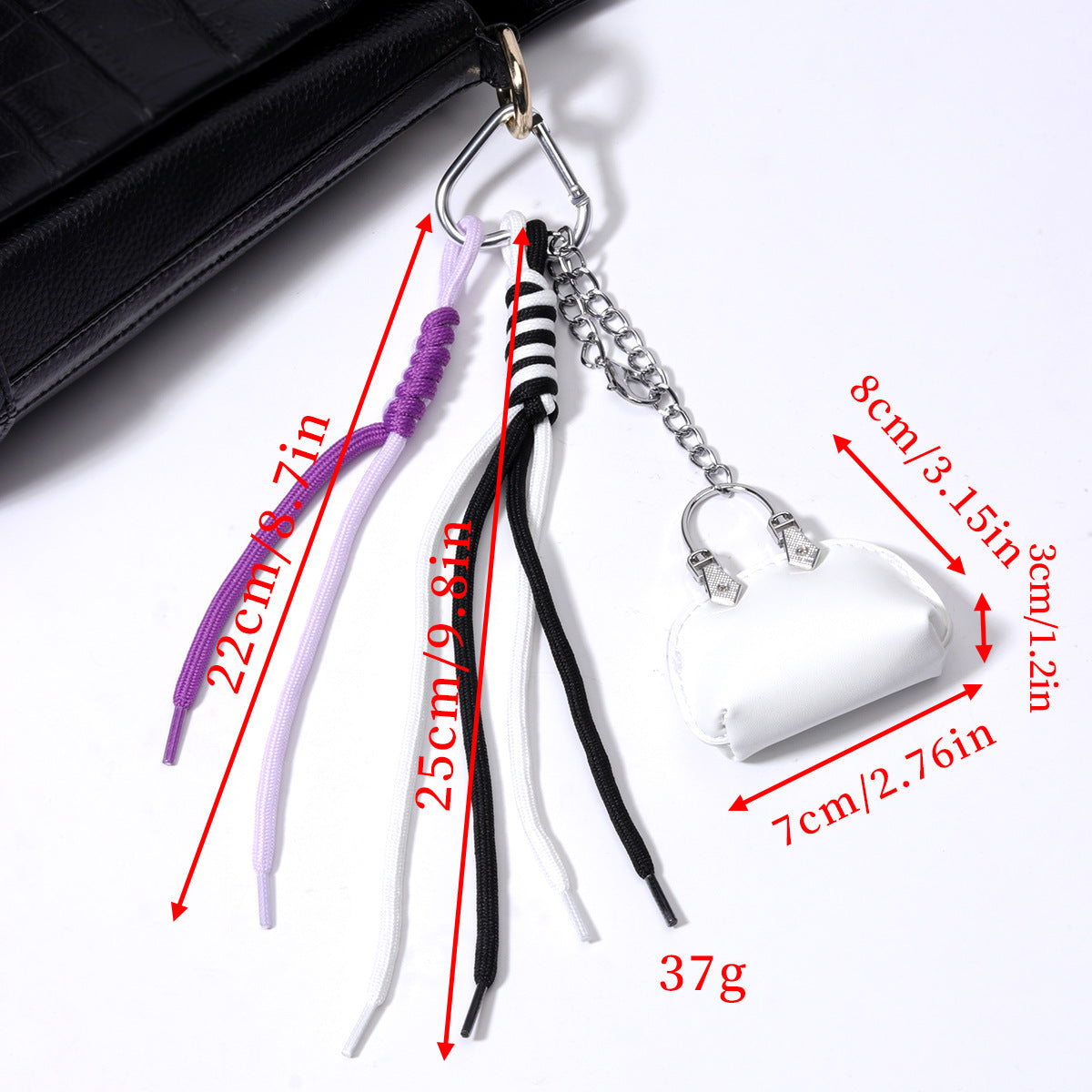 源头工厂PU皮流苏挂件合金挂件包挂吊饰钥匙扣批发厂货现货直供