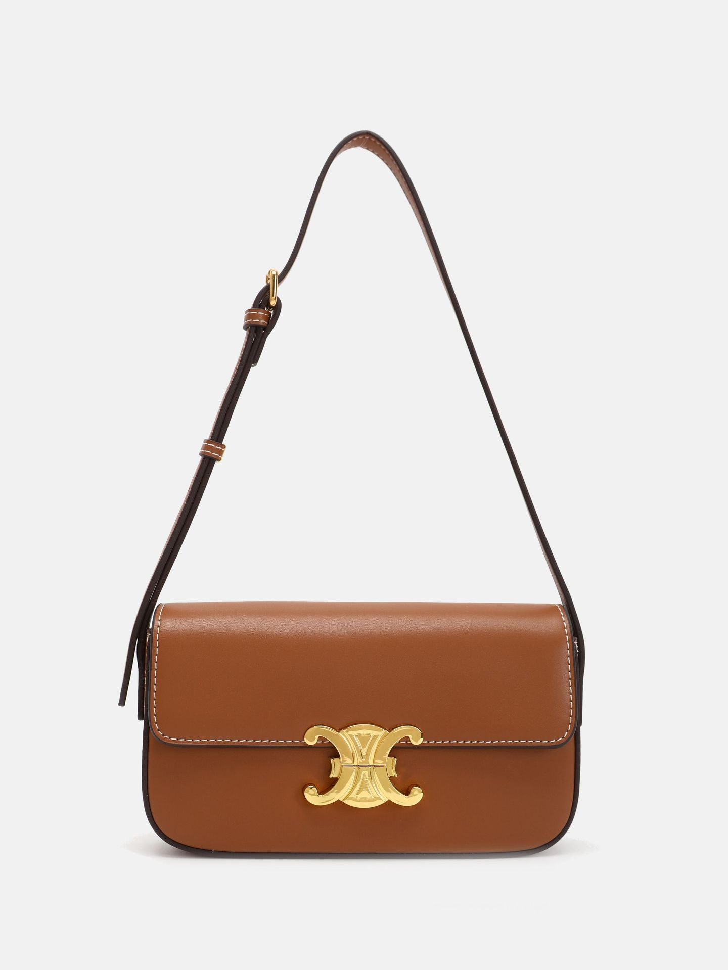 凯旋门腋下包女法棍包包2022新款潮真皮女包小方包斜挎手提单肩包