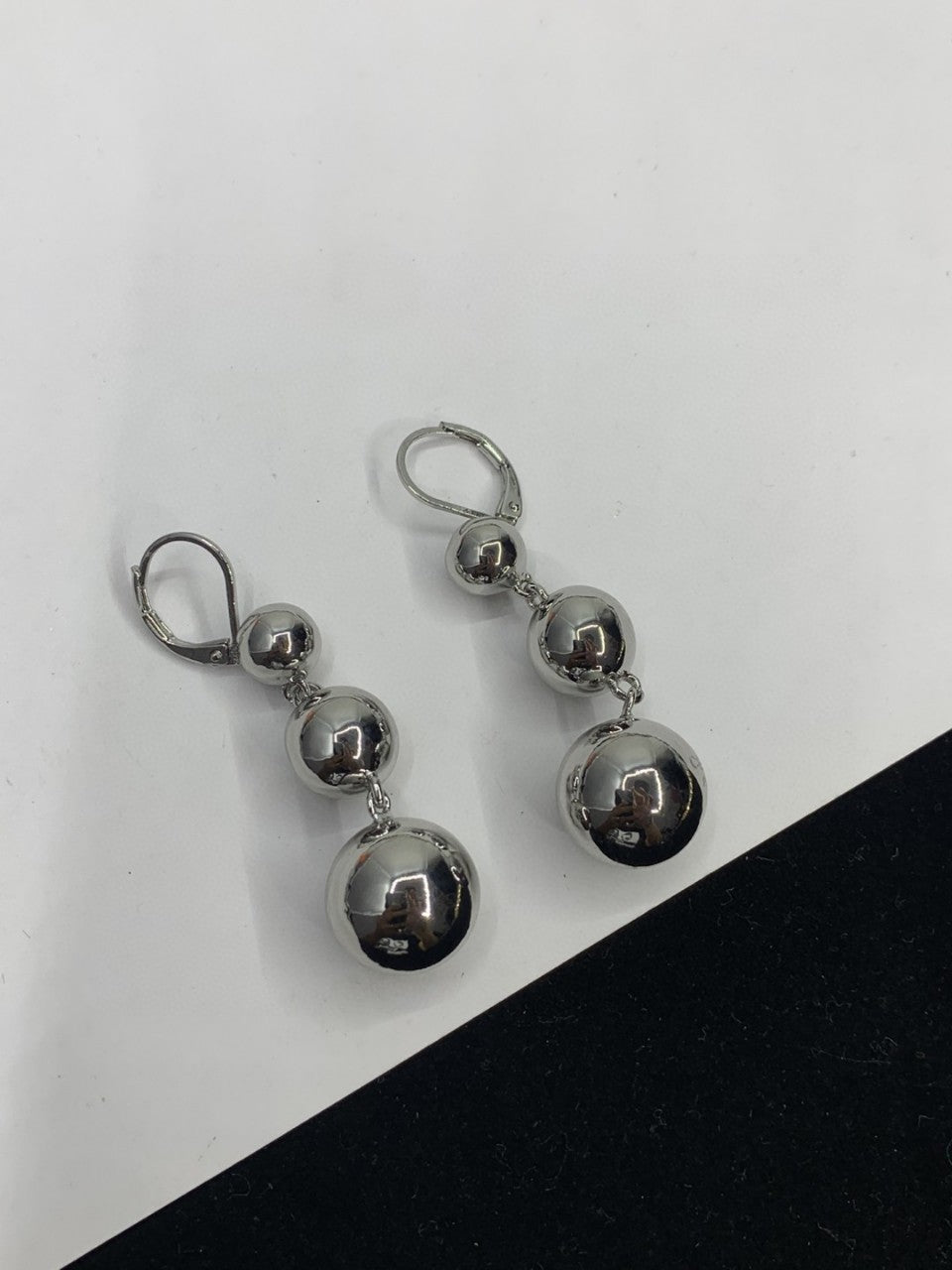 赛林家22新款圆球吊坠耳环女高级感气质欧美重工光面镀金葫芦耳扣