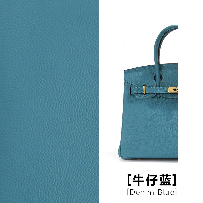 头层牛皮铂金包真皮女包大容量凯丽手提包女高级感通勤单肩斜挎包