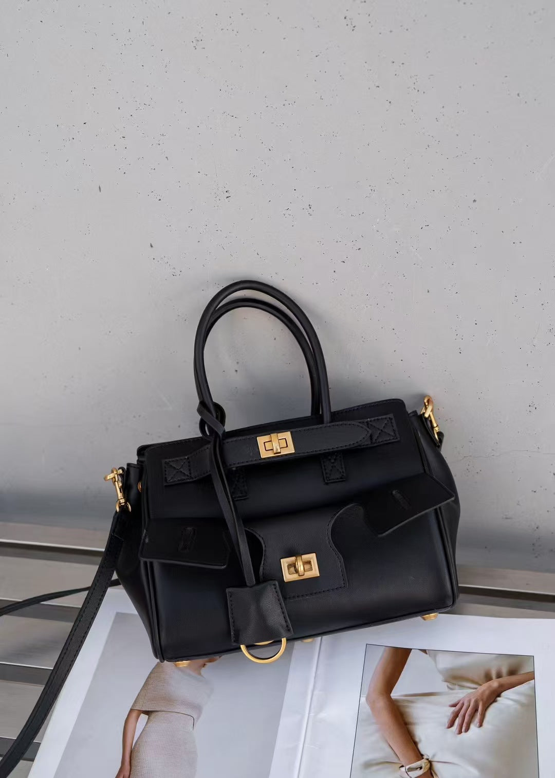 小众设计高级感大容量托特包2025新款时尚百搭通勤单肩手提腋下包