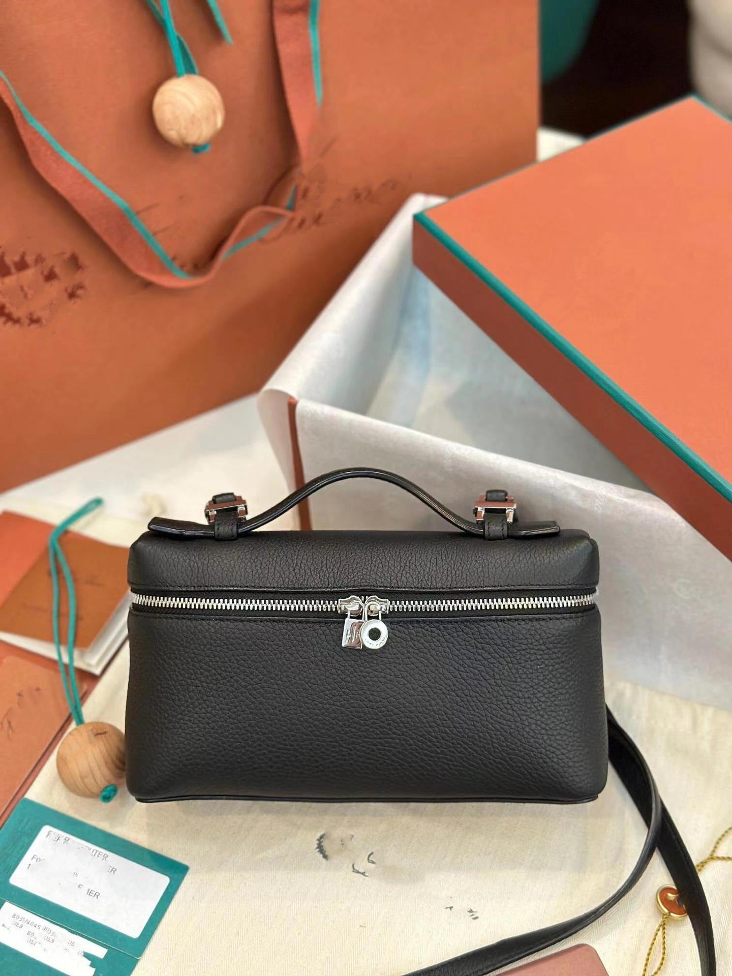 女包源头工厂2025新款LP化妆包19饭盒包单肩斜挎手提包包一件代发