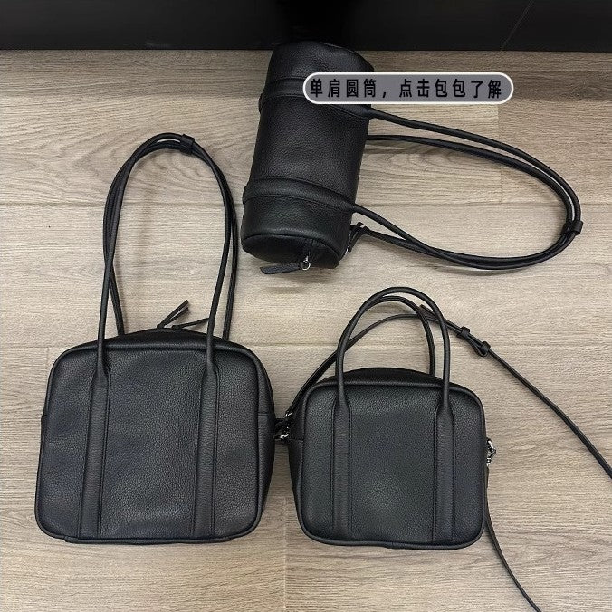 日本ae小众ta女包波士顿简约时尚通勤百搭潮流高品质小方包代发