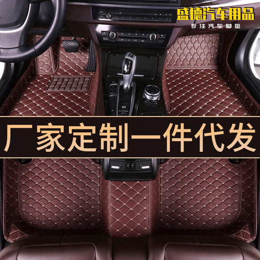 骥影特斯林双层脚垫适用于雷克萨斯ES IS LS RX NX GS CT GX LM专