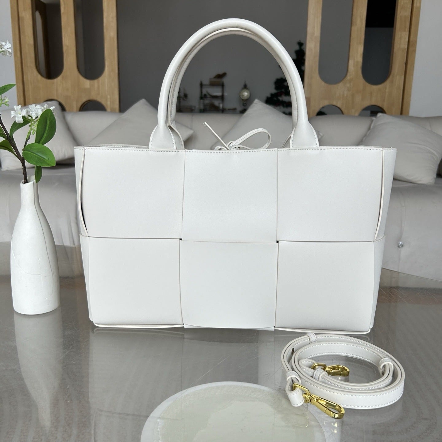 大容量编织手提包包女2025新款高级质感单肩腋下包时尚通勤托特包