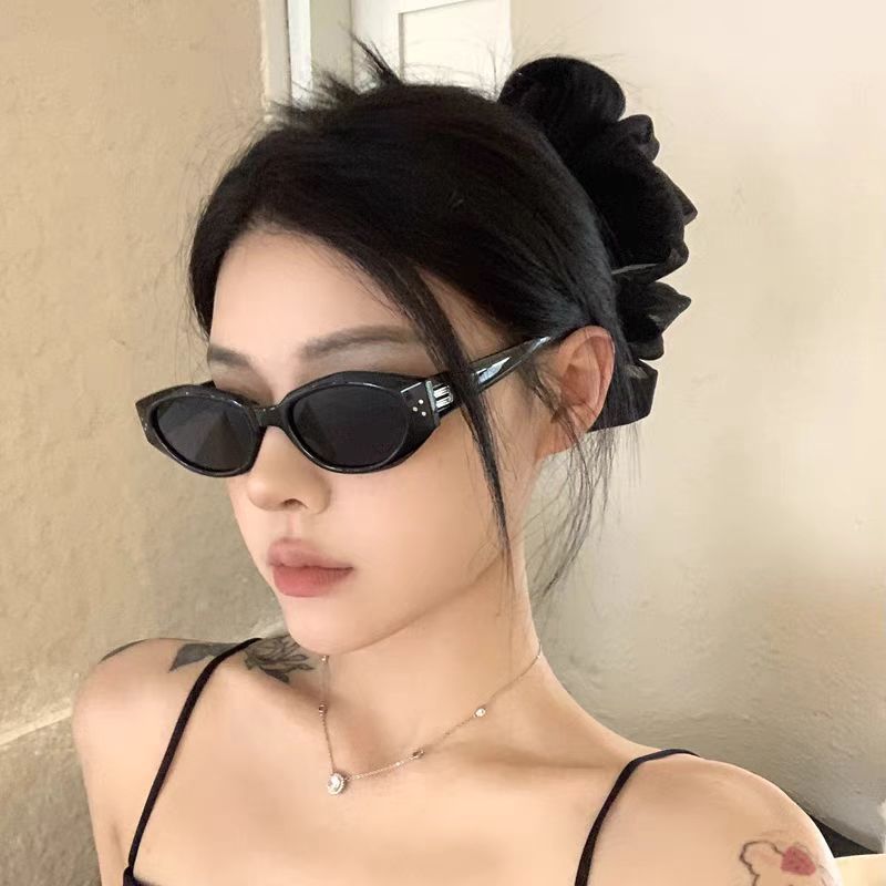 2024年新款gm太阳镜女明星同款防晒猫眼墨镜复古高级感防晒遮阳镜