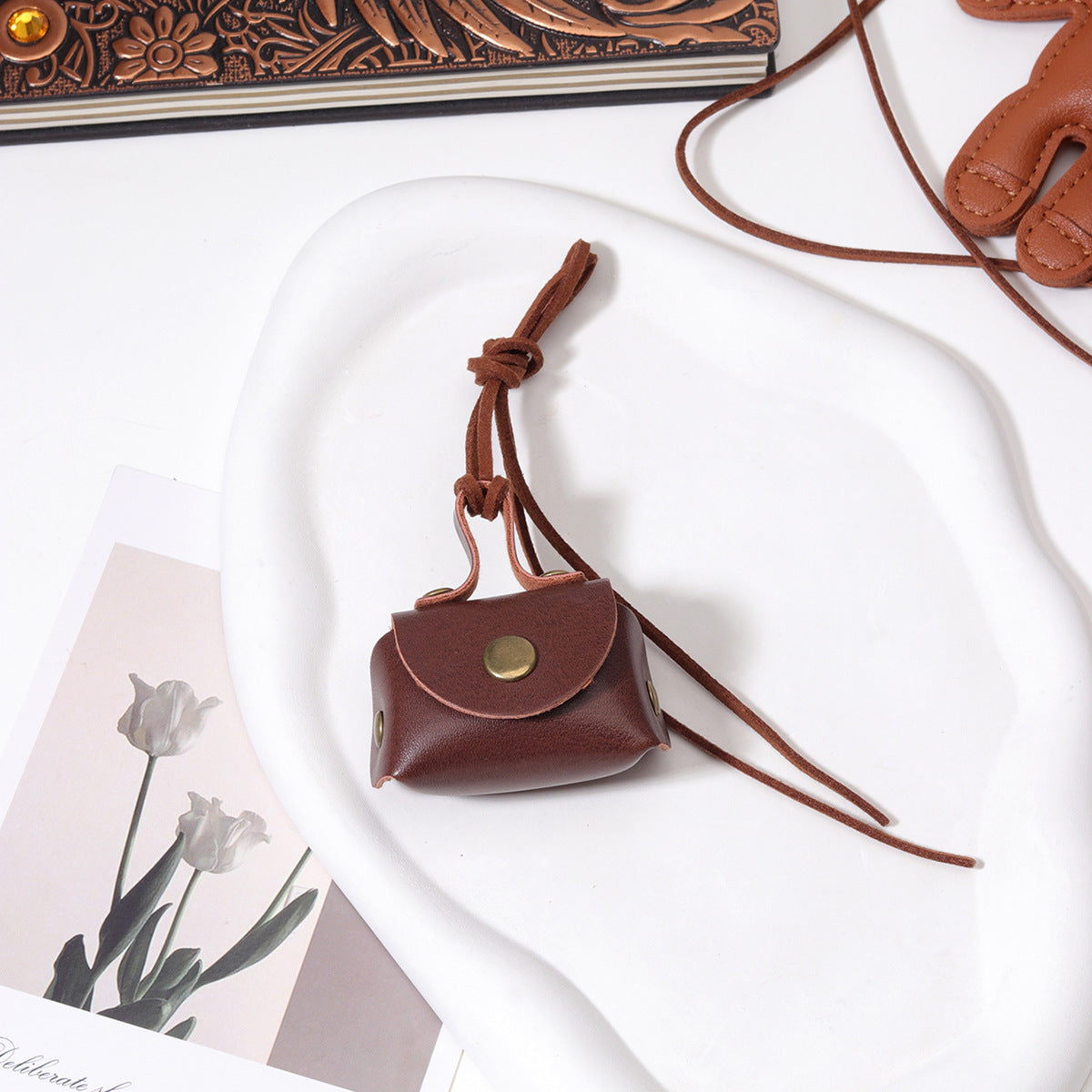 手工DIY碱水面包钥匙扣秋冬美拉德系可爱面包挂件学生情侣书包装