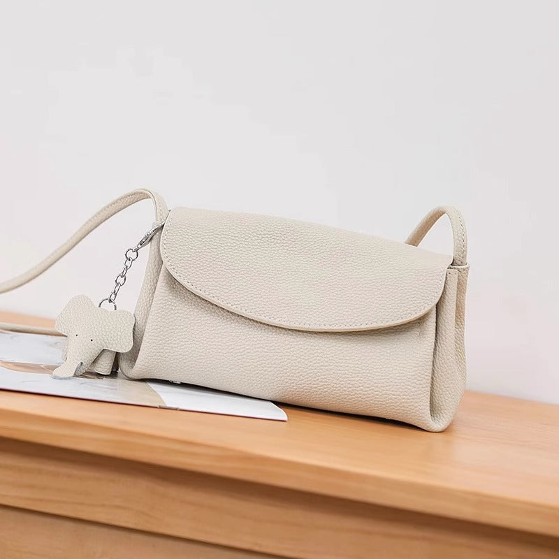 ins软皮小香迷你质感百搭精致真皮斜挎小包 超火小包包女 一件代