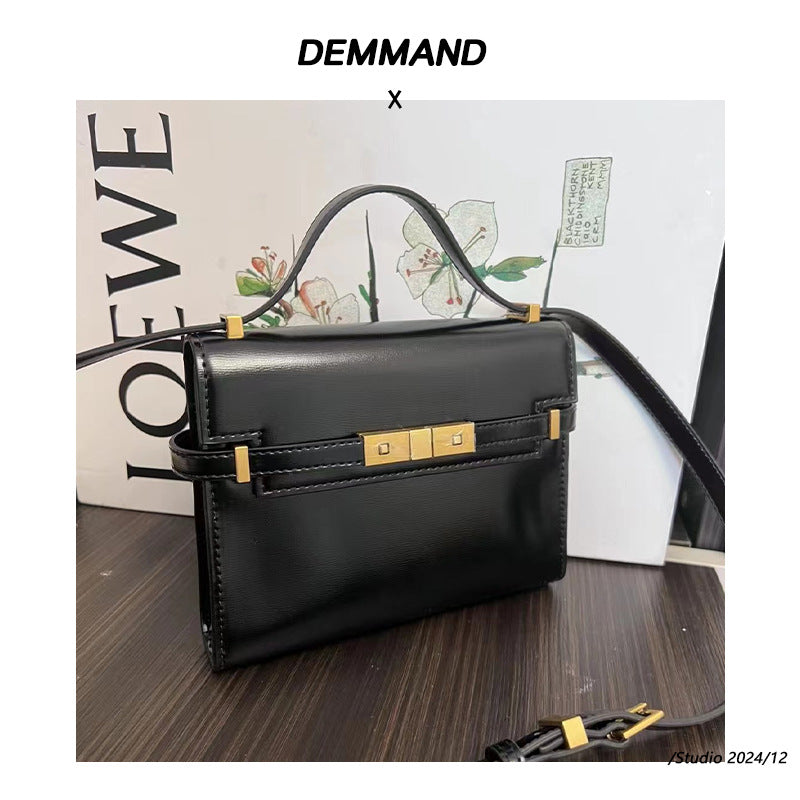 头层牛皮包包女2024新款爆款真皮高级感单肩腋下斜挎通勤通勤小包