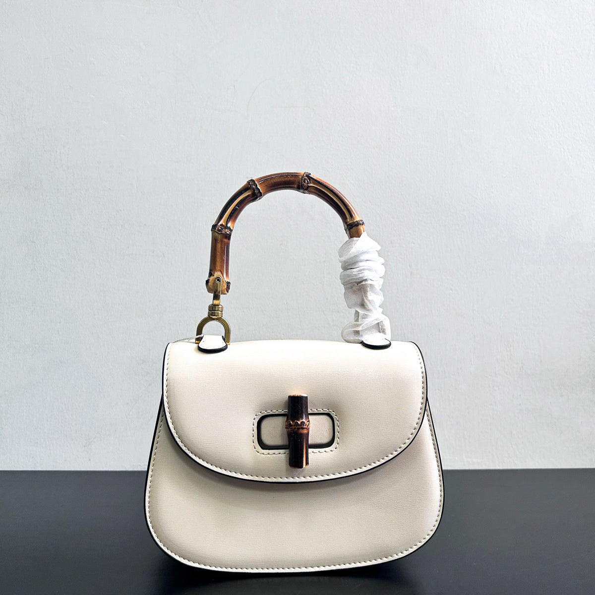 小众设计竹节手提马鞍包包女2023新款今年流行高级感单肩斜挎包夏