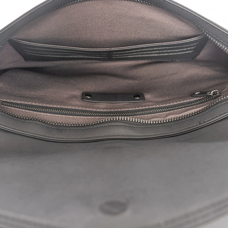 X&BV新款编织手包男真皮2021新款翻盖男士手拿包大容量手抓包男潮