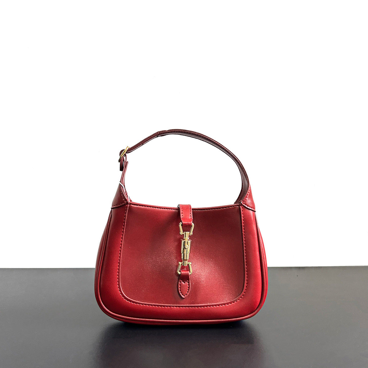 质感小众黑色包包女2024新款时尚高级感单肩腋下包白色百搭斜挎包