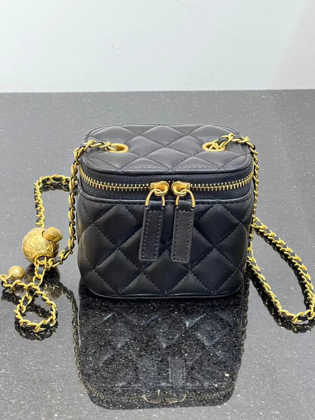 新款高级感小香包菱格mini小众设计单肩手提包链条盒子包百搭女包