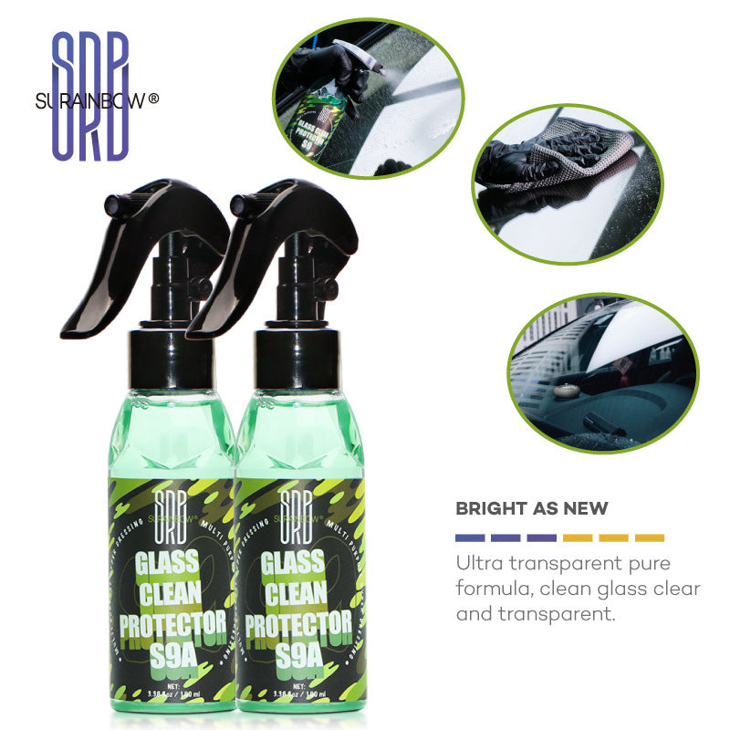 跨境专供汽车玻璃清洁剂内外玻璃清洗快干不留痕洗车神器爆款工厂