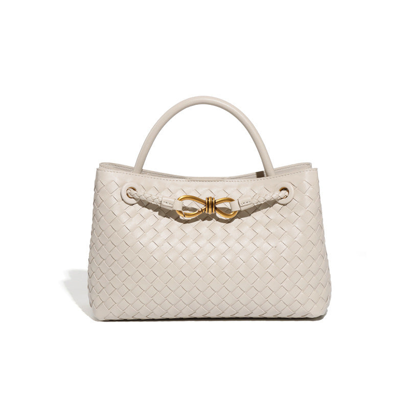 外贸女包跨境2025新款手工编织包复古休闲单肩斜挎包大容量手提包