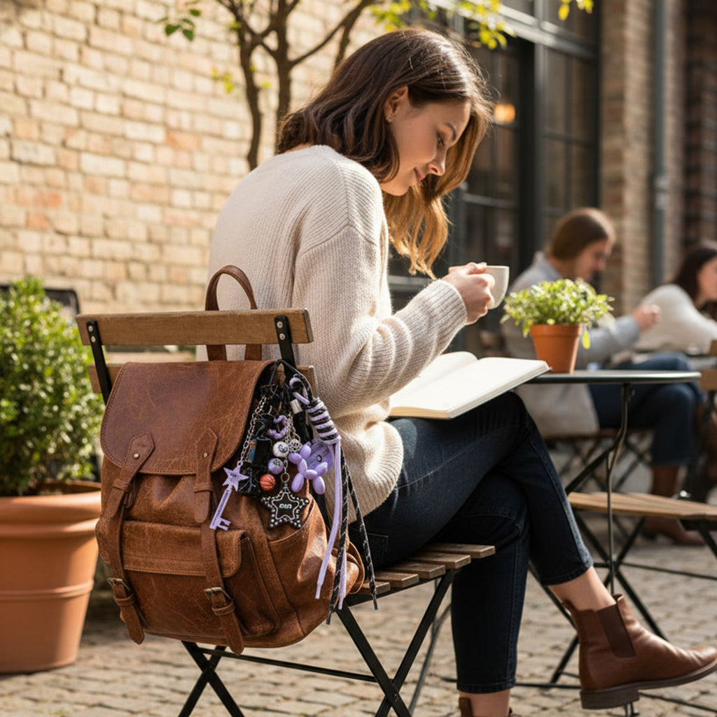 亚马逊网红爆款彩色尼龙绳万圣节串珠钥匙扣挂件情侣款包包挂绳