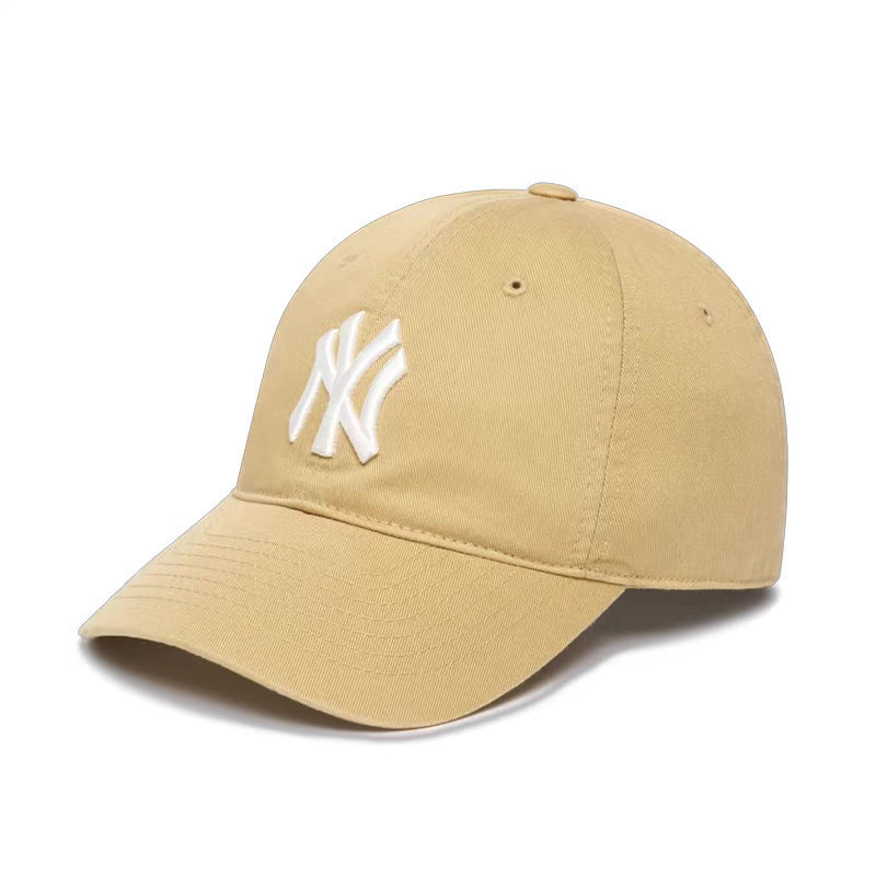 2025年新款大标男女百搭ny遮阳帽软棉质la小标棒球帽MLB同款批发
