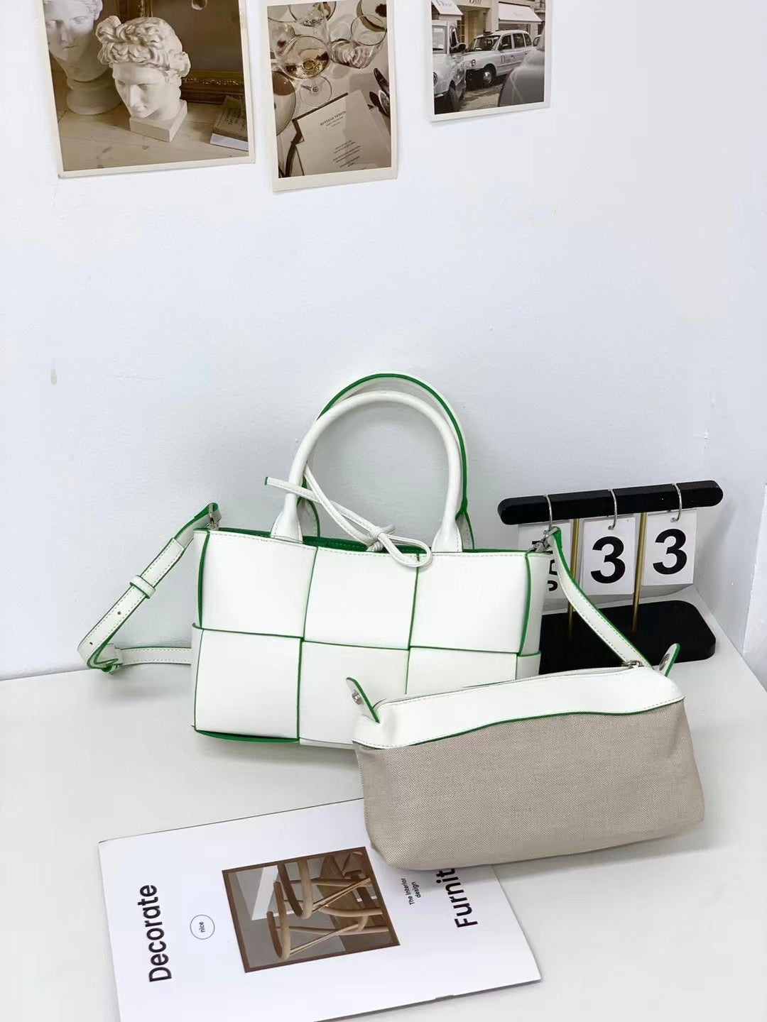 大容量编织手提包包女2023新款高级质感单肩腋下包时尚通勤托特包