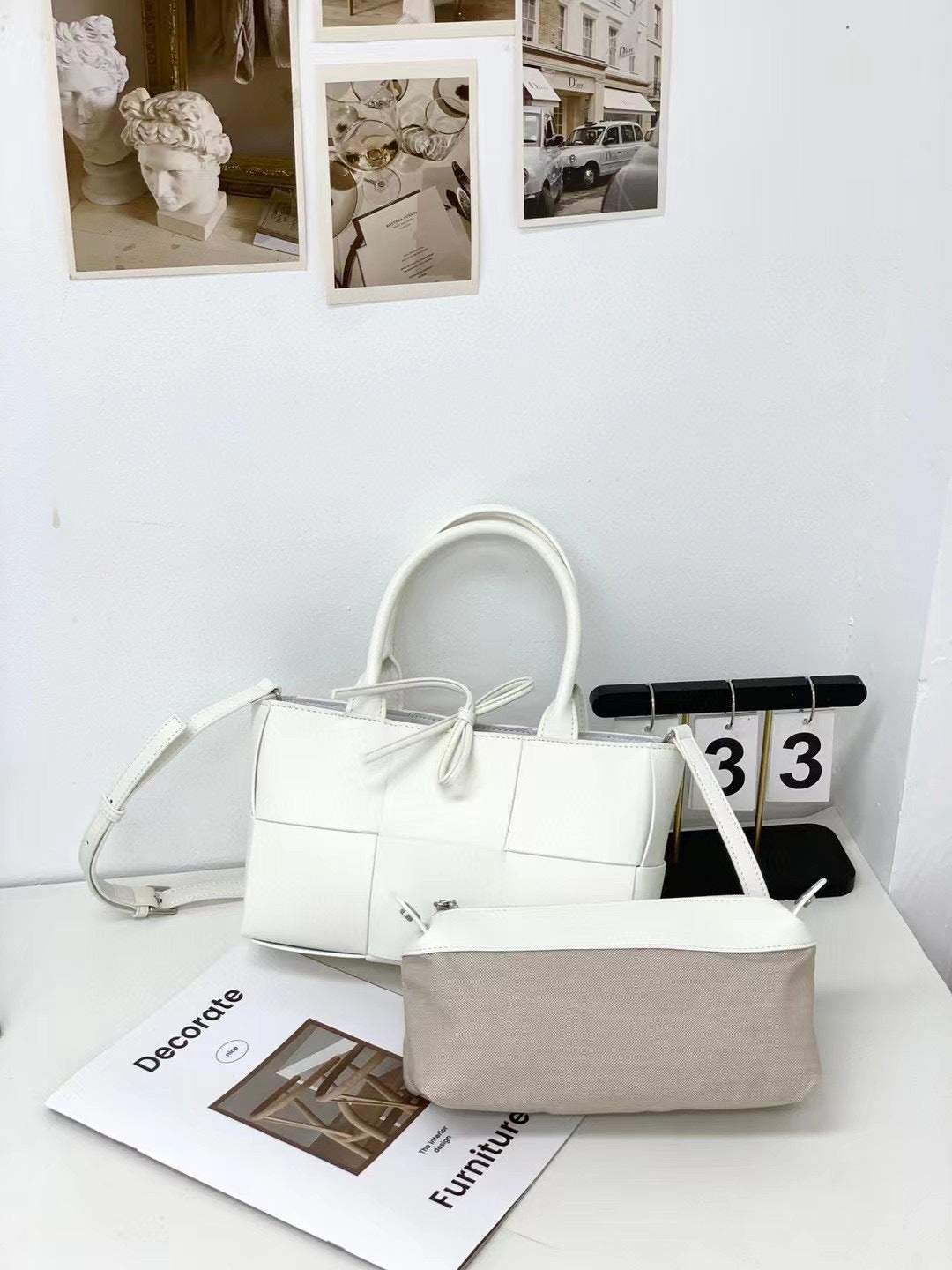 大容量编织手提包包女2023新款高级质感单肩腋下包时尚通勤托特包