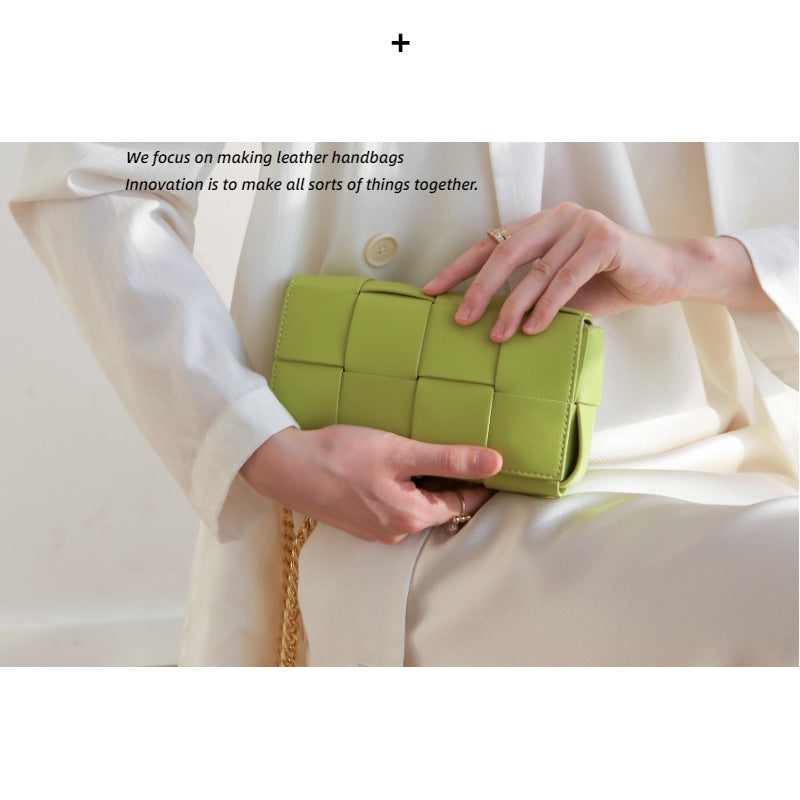 编织斜挎包腰包2022新款潮春夏时尚小包包女包手提众百搭单肩包