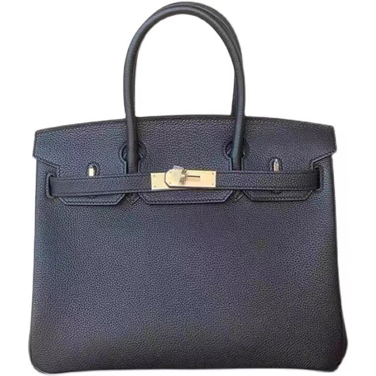 包包女荔枝纹牛皮铂金包头层牛皮凯莉包手提包BK25/30/35togo牛皮