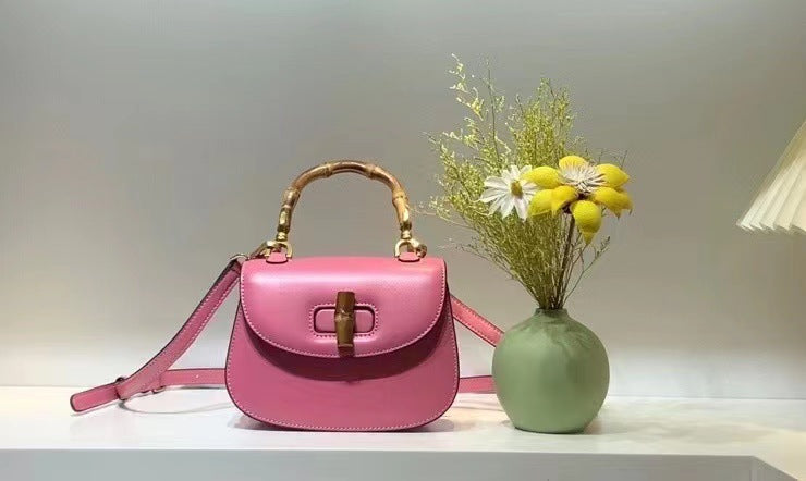 包包女夏季2022新款小众设计竹节包马鞍包单肩斜挎手提包优雅