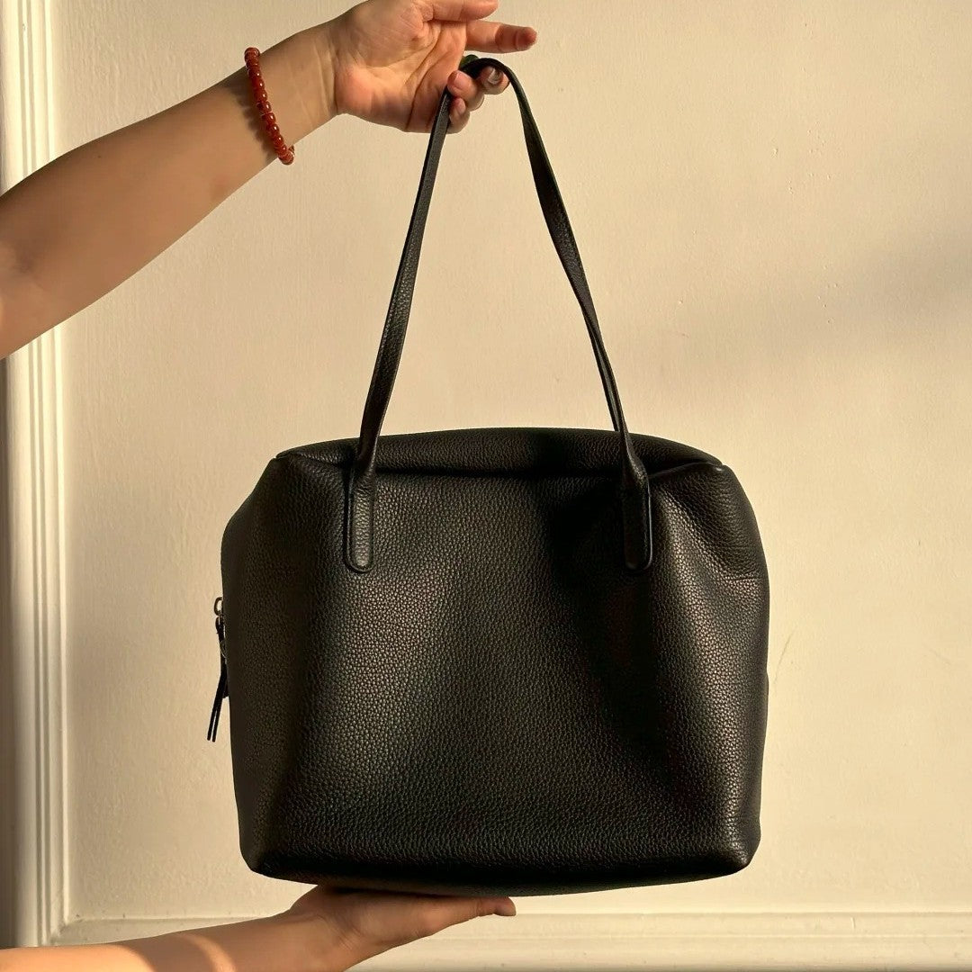 ROW新品Henri手提公文包托特包女大容量通勤真皮质感单肩腋下包