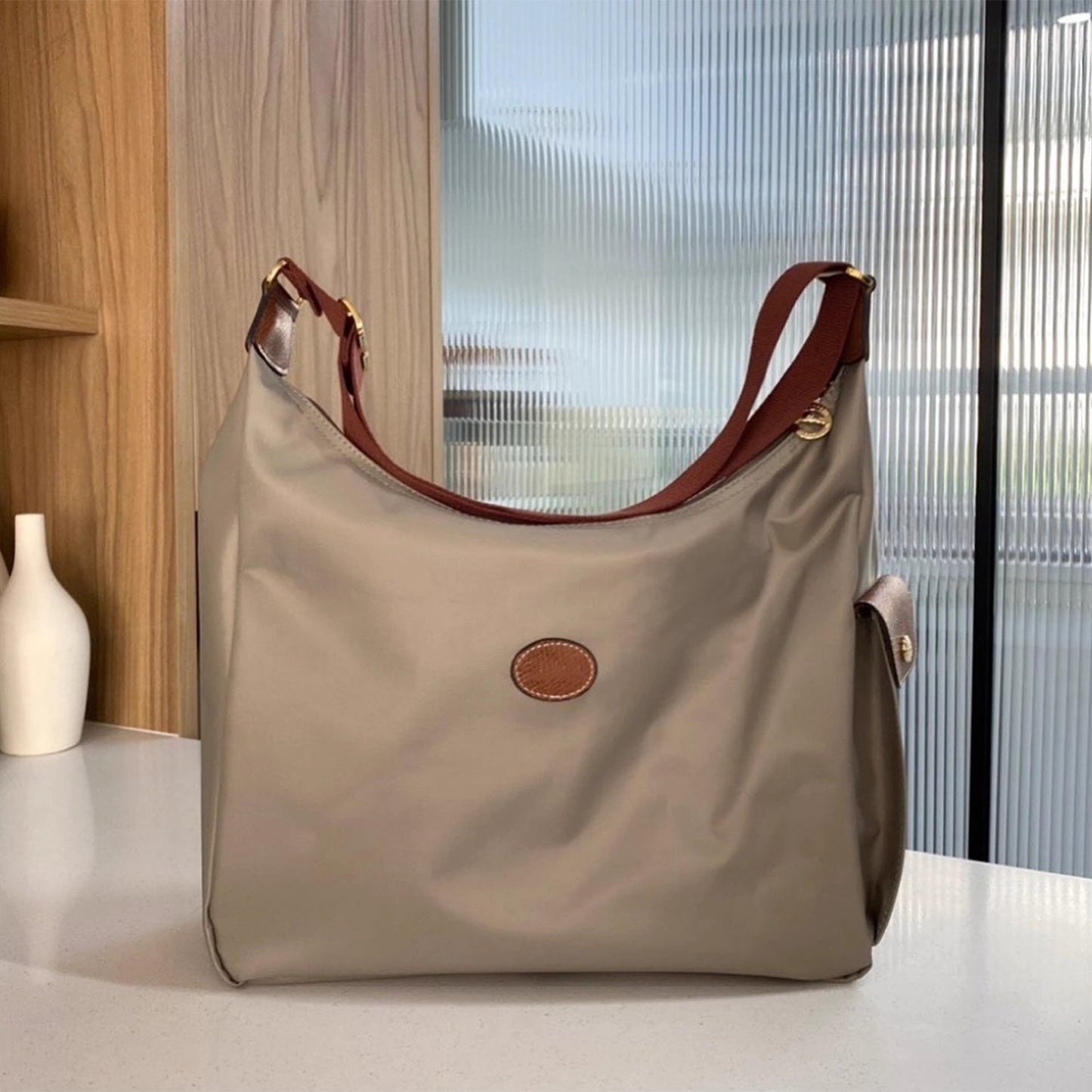 王菲同款包包ins韩版潮流斜跨邮差包大容量单肩手提托特包女代发