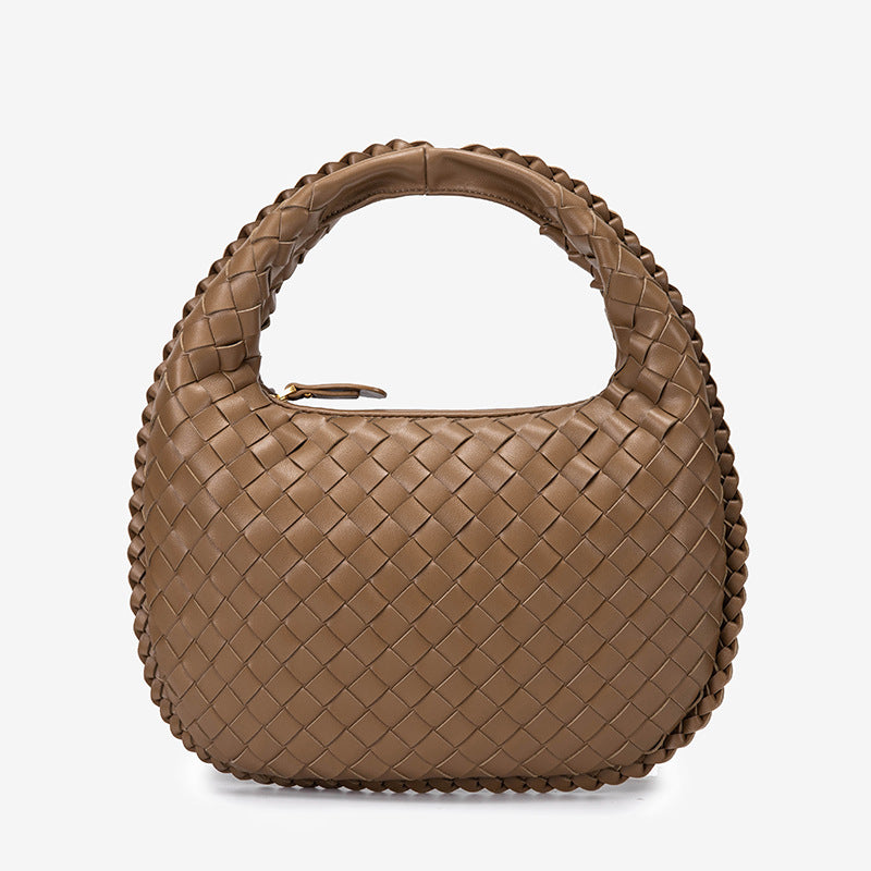 包包女2025新款编织包欧美复古菜篮子腋下包手提单肩手拎包 外贸