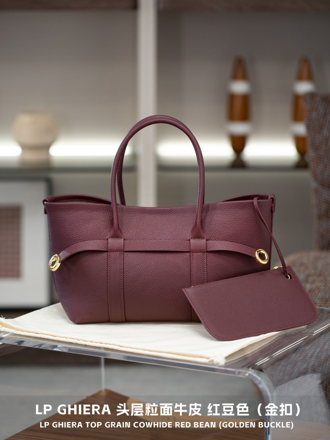 跨境新款小众设计高级感帆布拼牛皮托特包大容量通勤百搭手提包女