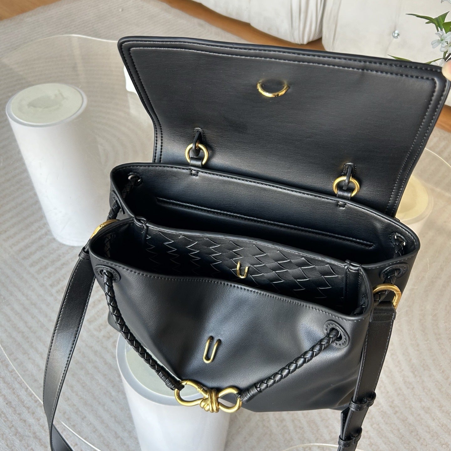 女士包包2025秋冬新款轻奢小众高级感通勤托特包牛皮老钱风手提包