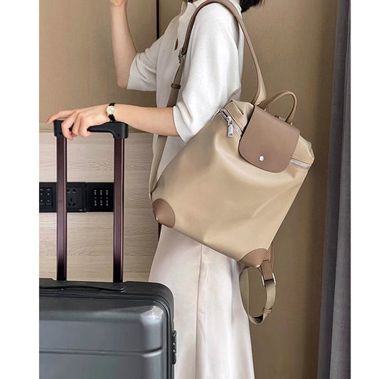 轻便双肩包大容量轻便尼龙布背包旅行包书包通勤电脑包出行上学