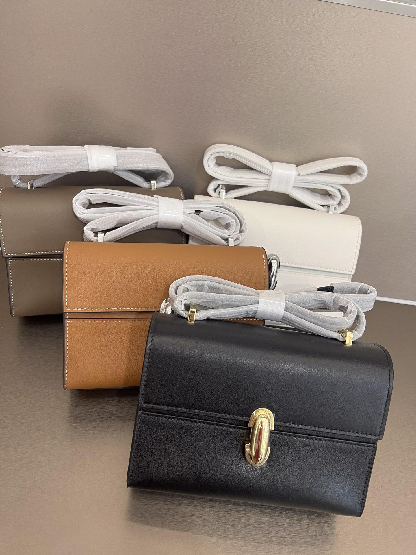 高品质savette手提包牛皮手拎小方包单肩斜挎包感手拿包一件代发