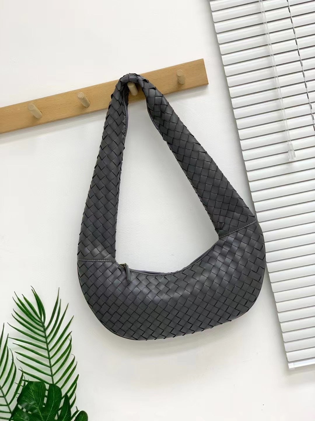 新款编织真皮羊皮和尚包化缘包托特包单肩手提女包大容量购物袋