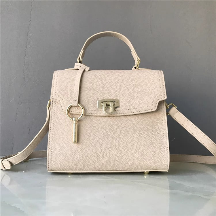 外贸女包togo头层牛皮凯莉手提包女网红新款潮小众时尚单肩斜挎包