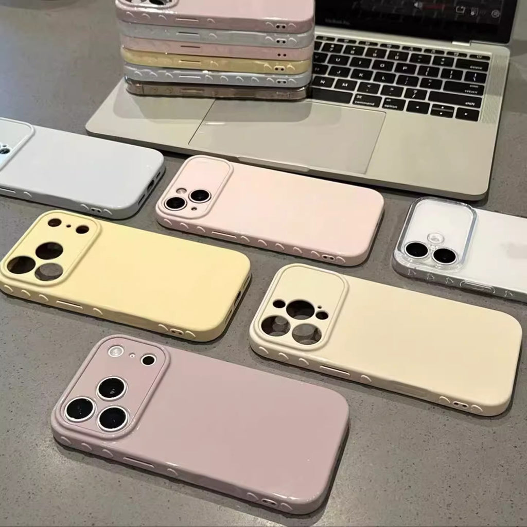 来图定 制侧边立体爱心手机壳ins风适用苹果17Promax软iPhone1615