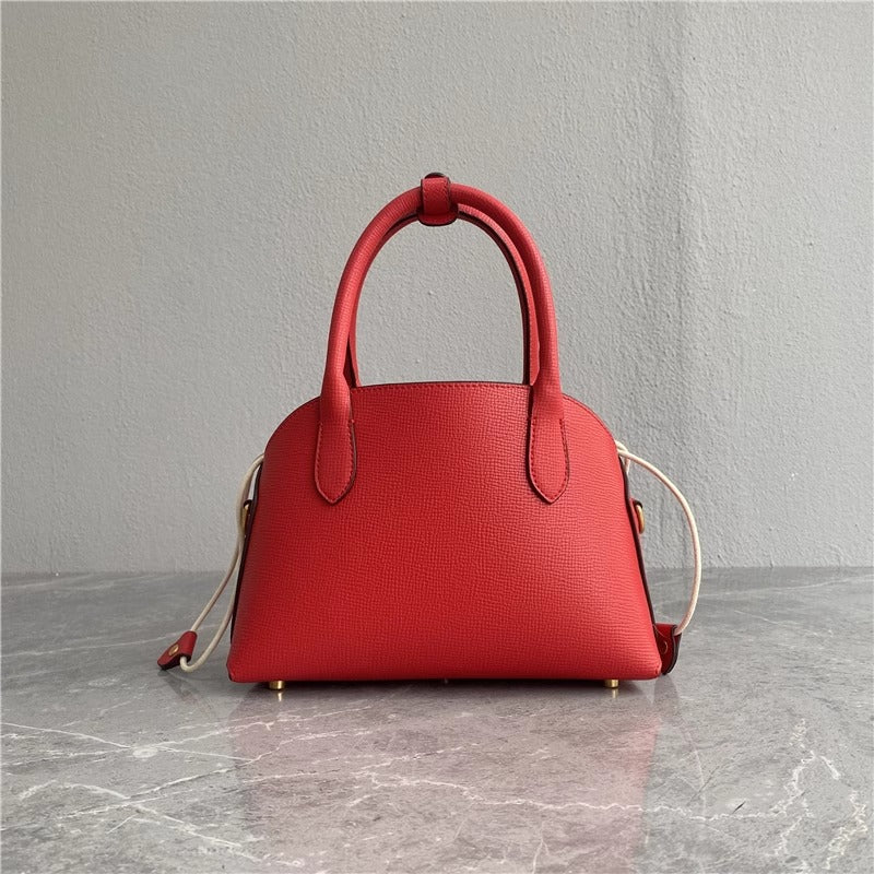 日韩潮包ins真皮手提百搭 手掌纹真皮贝壳包通勤质感包女一件代发