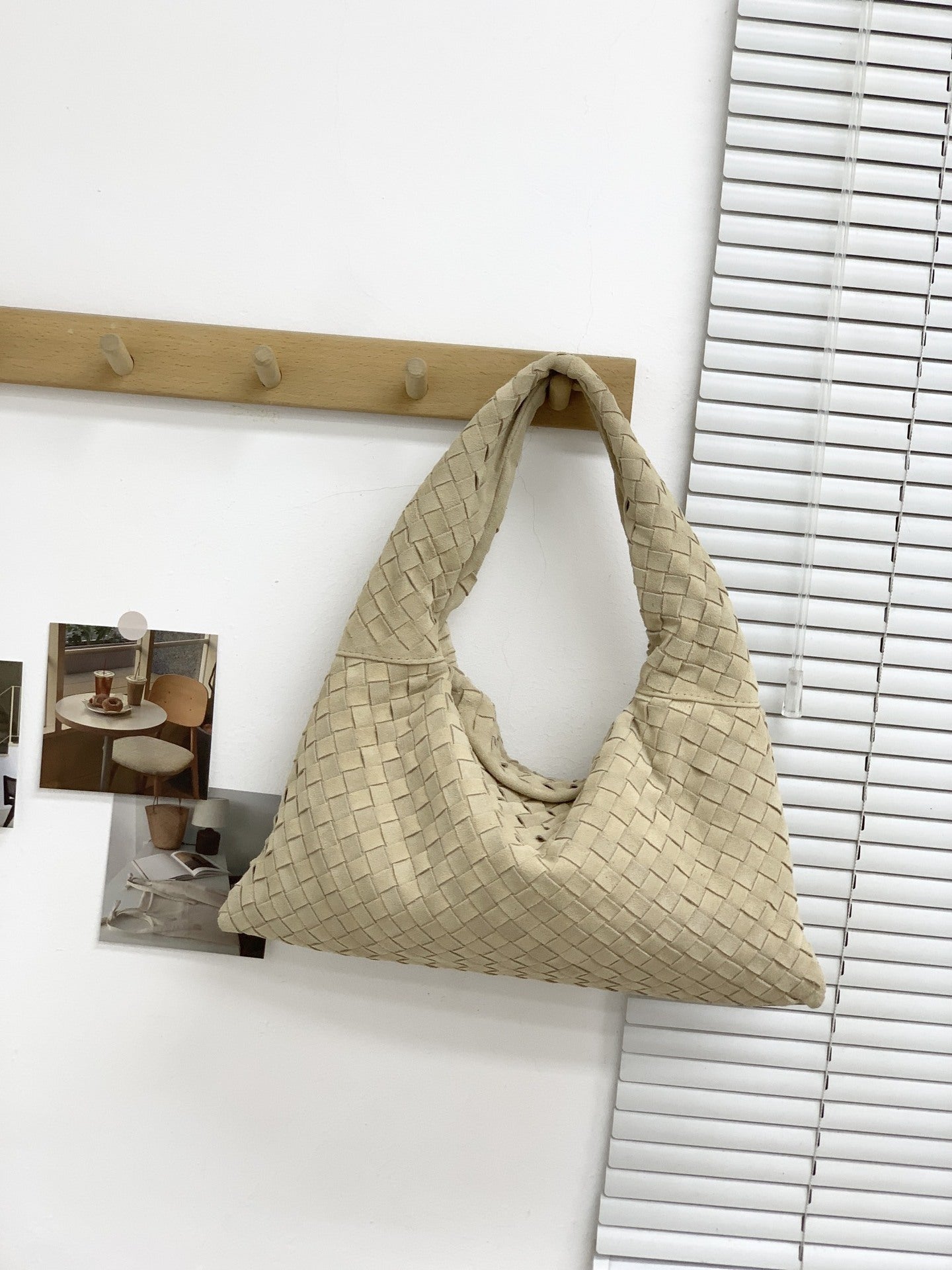 法式高级感编织包包女2024新款单肩腋下包小众质感手提通勤包百搭