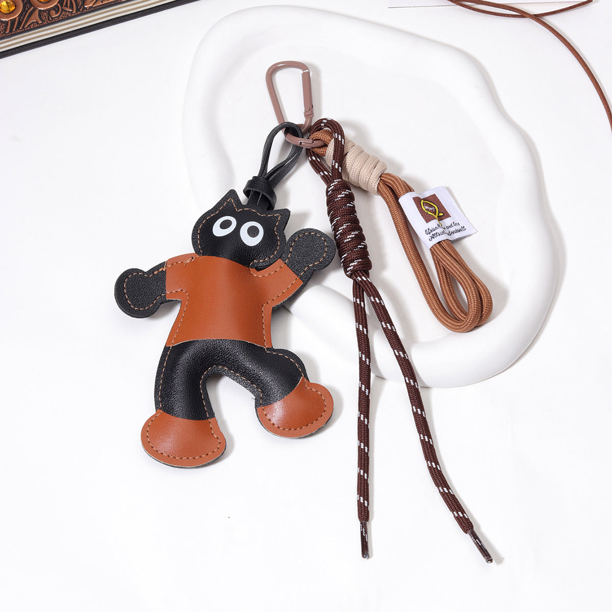 手工DIY碱水面包钥匙扣秋冬美拉德系可爱面包挂件学生情侣书包装