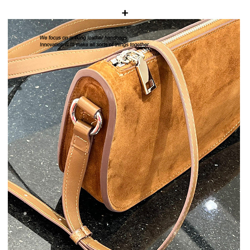 小众设计新款不规则腋下包真皮女包通勤百搭软皮单肩包潮流斜跨包