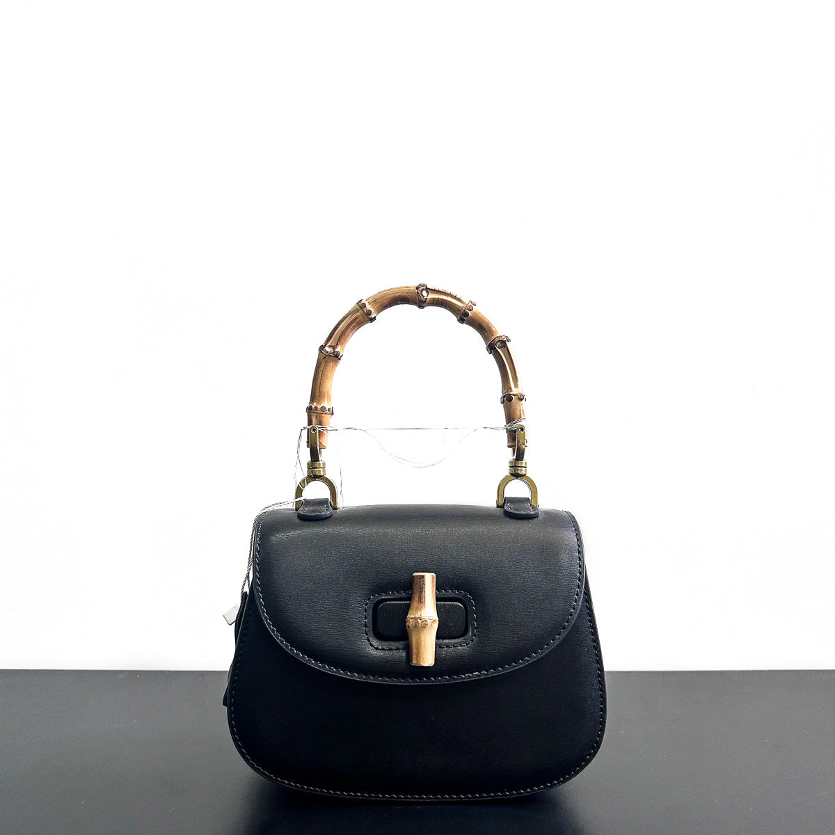 小众设计竹节手提马鞍包包女2023新款今年流行高级感单肩斜挎包夏