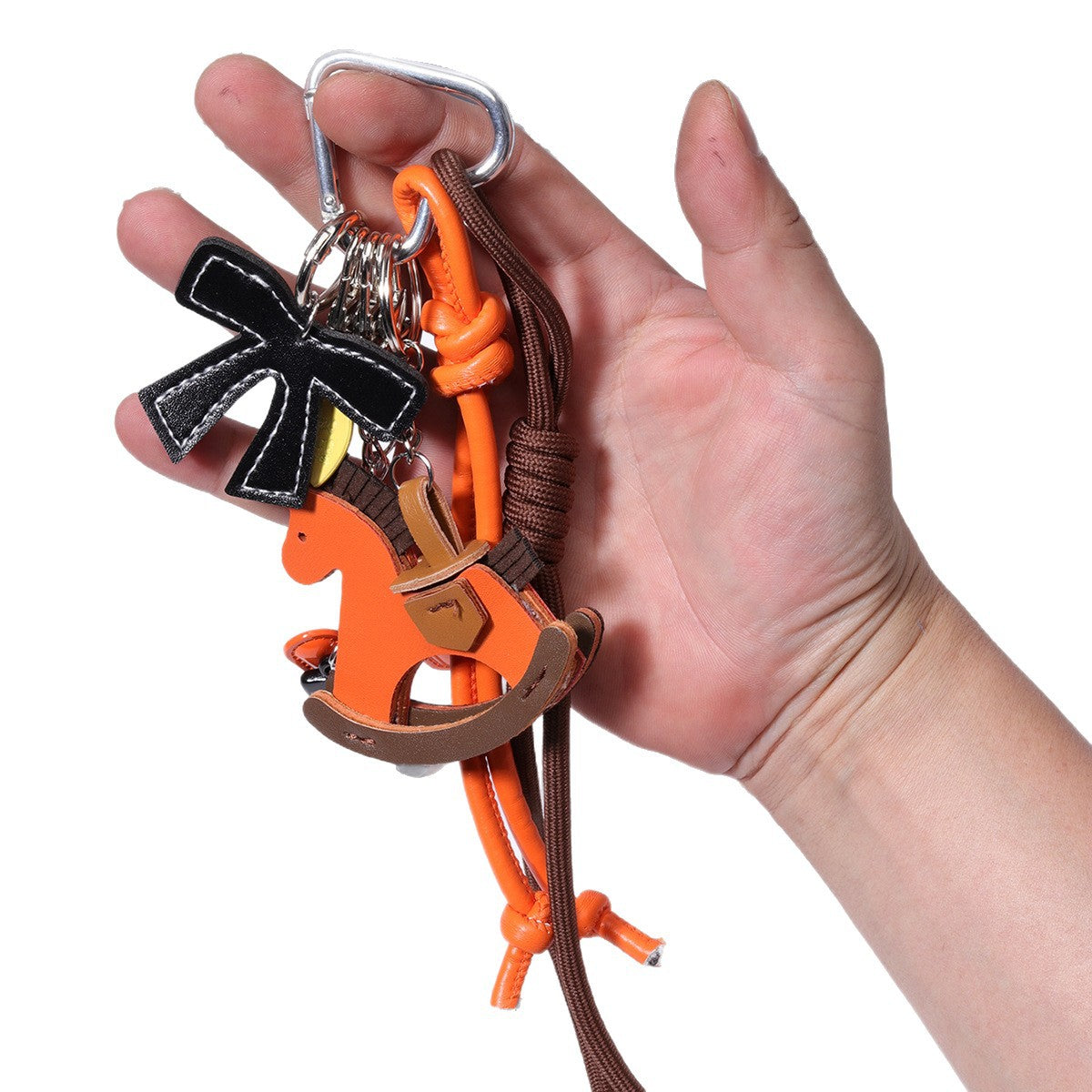 跨境货源义乌现货diy包包串珠挂件批发miu系包挂绳子手机链配饰